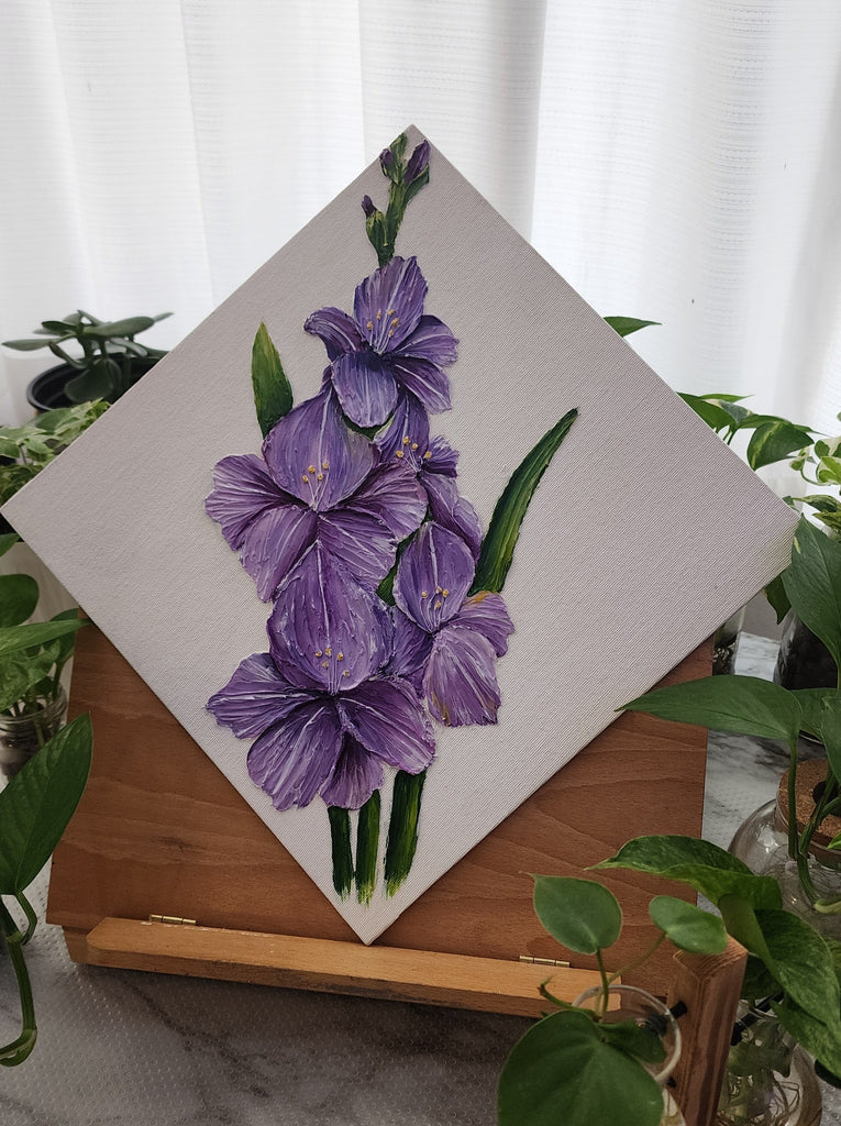 Iris Intrigue Original Painting