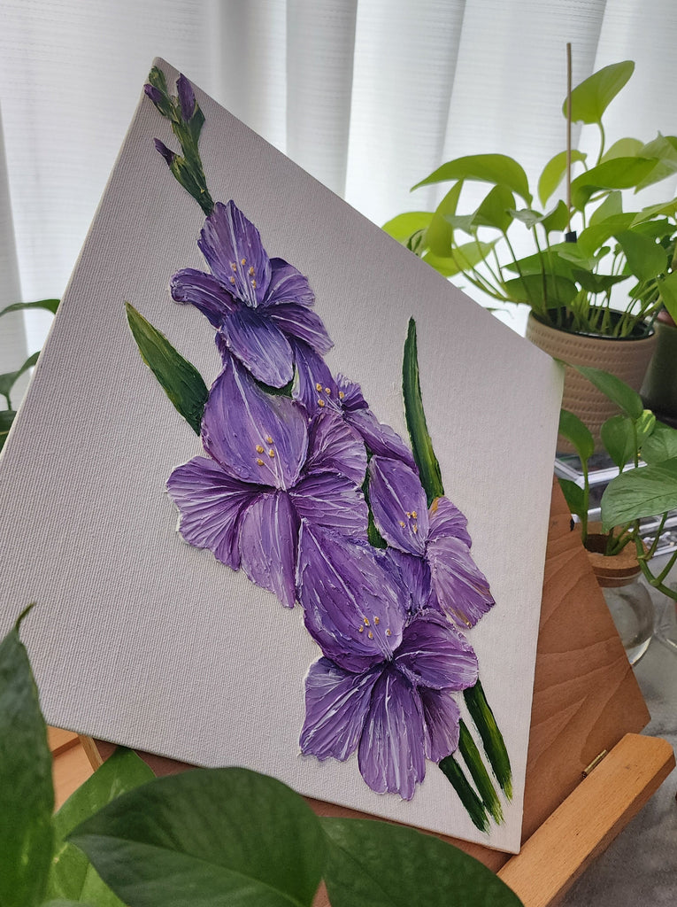 Iris Intrigue Original Painting