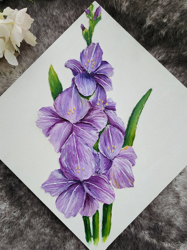 Iris Intrigue Original Painting