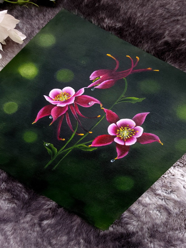 Floral Fantasia Original Acrylic Painting