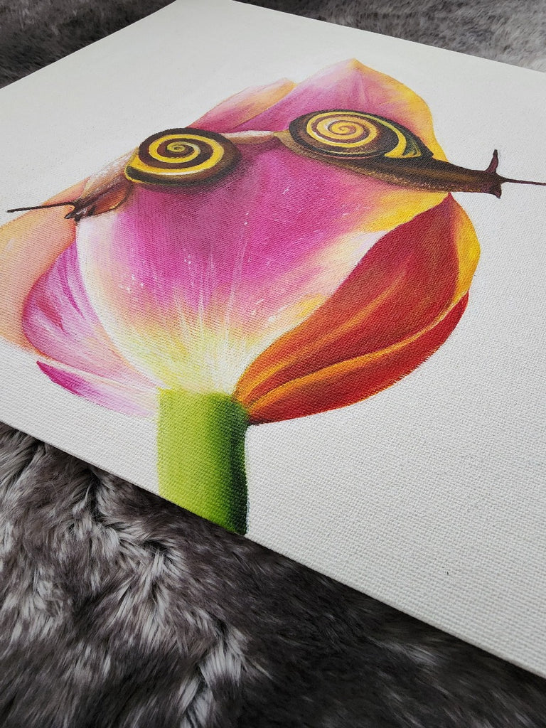 Tulip Traverse Original Acrylic Painting